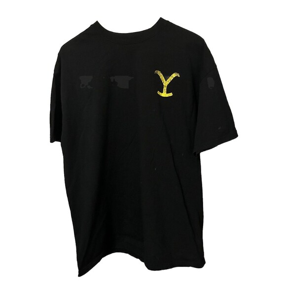 Yellowstone Dutton Ranch Montana Men's Size XL Rider Sunset Gradient T Shirt-030 - Picture 1 of 7